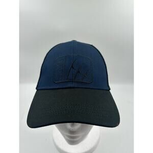 FinTech Logo Snapback Mesh Baseball Cap / Hat Blue/Black